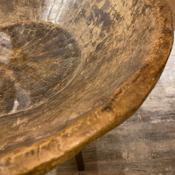 Hand carved Wooden Dough Bowl (Ø62CM | H17CM)
