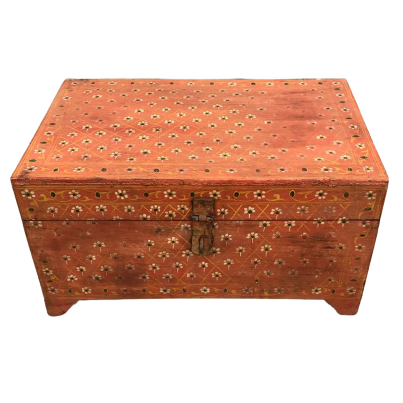 Vintage Indian Painted Jewellery Box | 45256