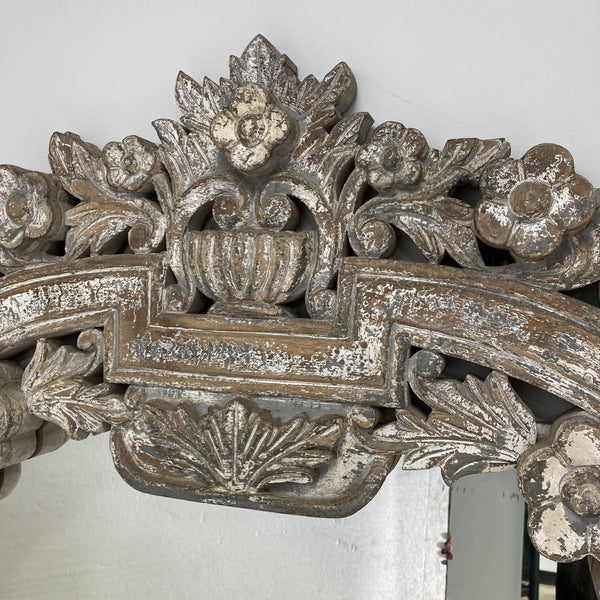 Hand Carved Ornate Wooden Mirror | (H184cm | W122cm)