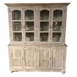 French Countryhouse style Bookcase/ Kitchen Glass Cabinet (W183CM | H221CM)