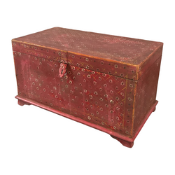 HAND PAINTED INDIAN CHEST