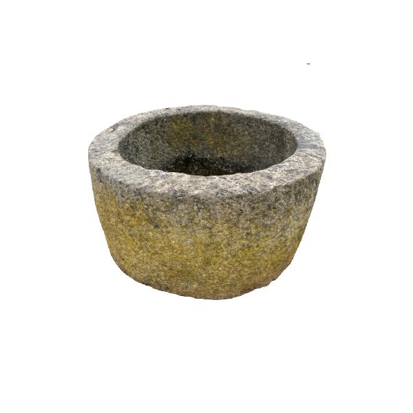 Indian Granite Stone Mortar Bowl Planter (Ø56cm x 32cm)