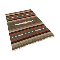 Indian Hand Woven & Dyed Rug (180cm x 120cm)
