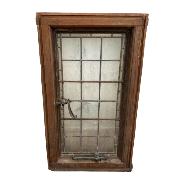 VINTAGE STAINED GLASS WINDOW (H102cm | W59cm)