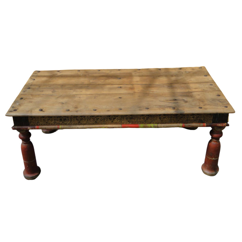 VINTAGE INDIAN DAY BED COFFEE TABLE | 44709 W