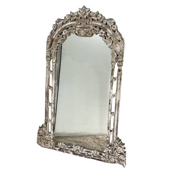 Hand Carved Ornate Wooden Mirror
