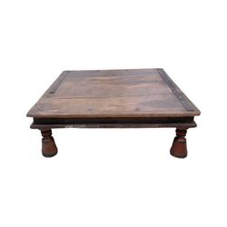 Vintage Indian Bajot Table (w56cm x h19cm)