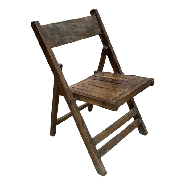 Vintage Folding Wood Chair