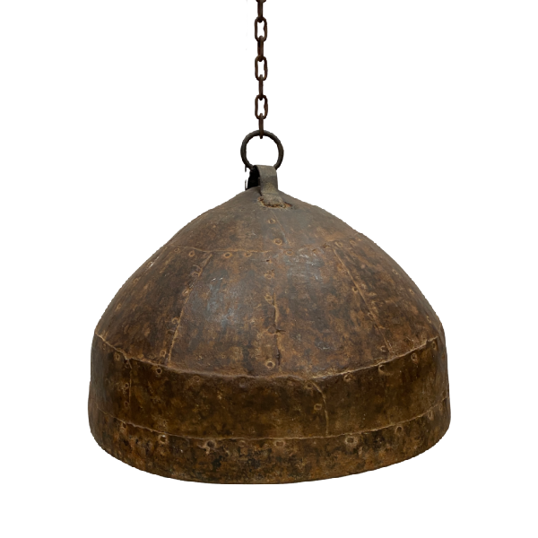 INDUSTRIAL STYLE METAL RIVETED LIGHT PENDANT SHADE ONLY