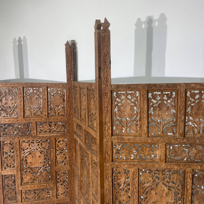 Hardwood Carved Wood Screen Partition