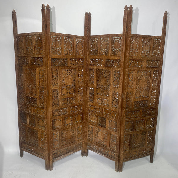 Hardwood Carved Wood Screen Partition