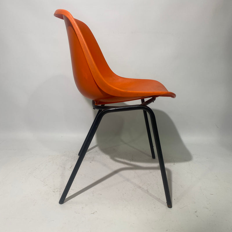 Set of 8 Mid Century Plastic Stacking Chairs