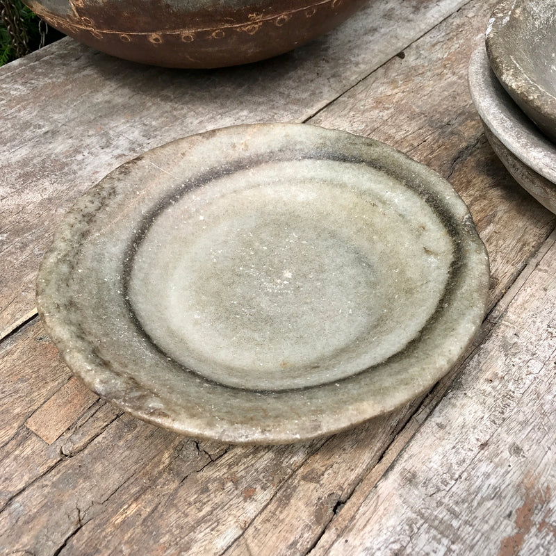 Vintage Indian soapstone bowl | ø24cm