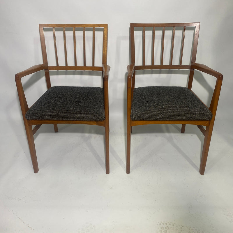 Pair of Mid Century Modern Carver Dining Chairs