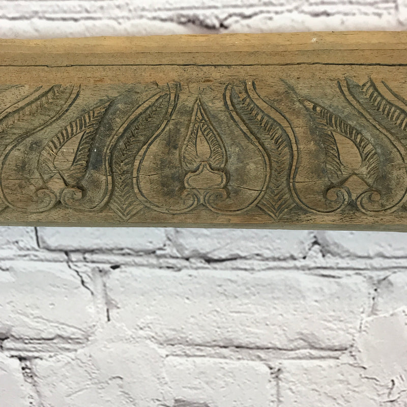 Reclaimed carved architectural panel