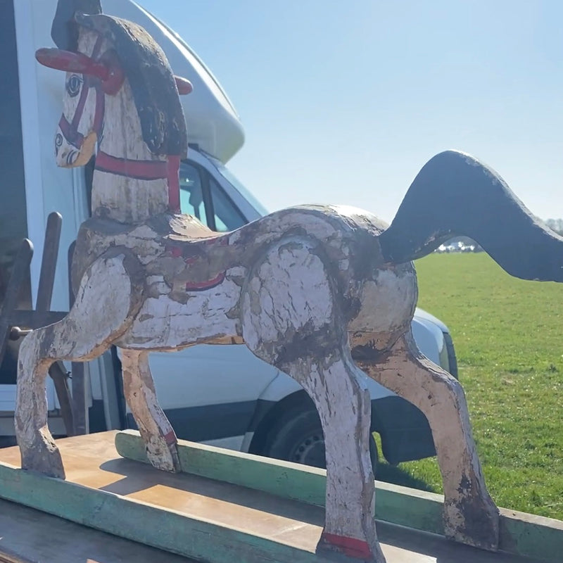 Vintage Painted rocking horse
