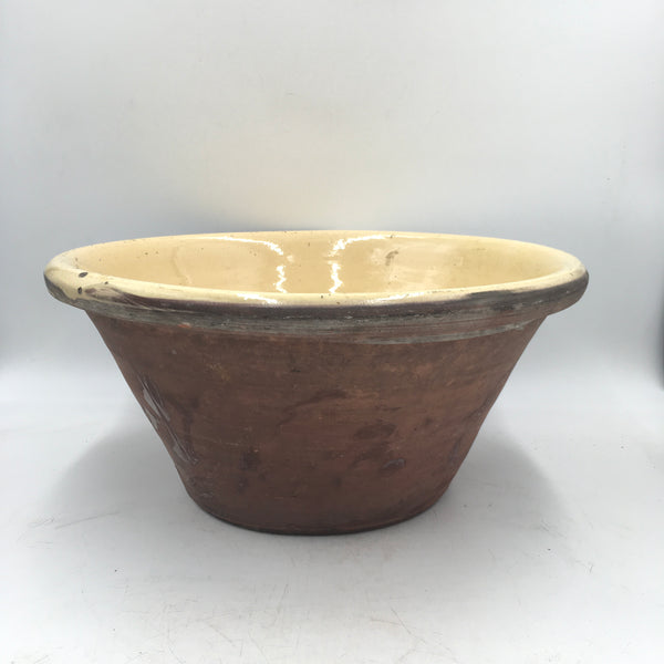 Large Terracota Dairy Bowl | H20cm 43cm