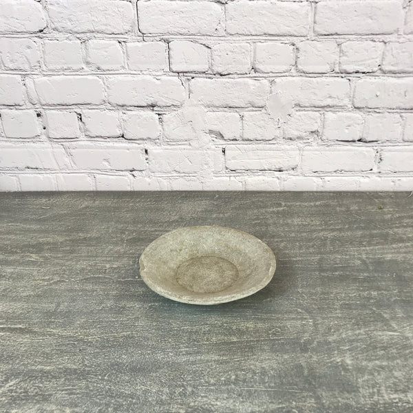Vintage hand crafted marble bowl | ø26cm