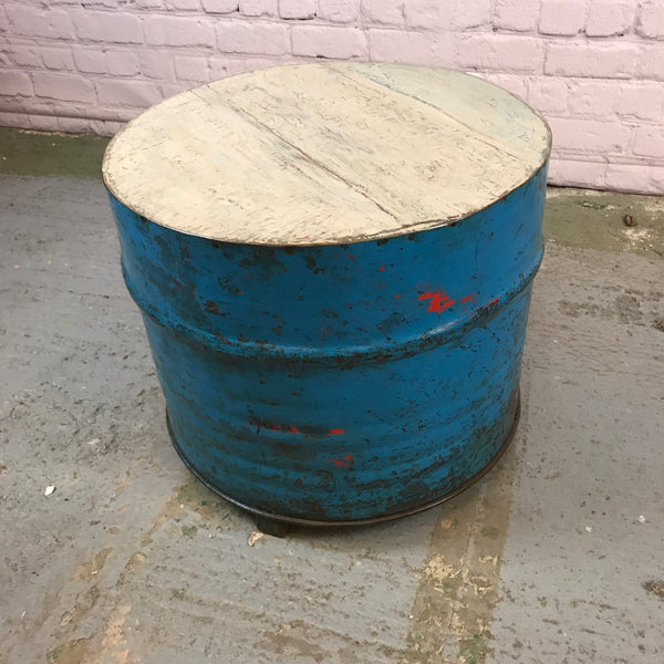 RECYCLED OIL DRUM TABLE SEAT (H49CM | W57CM)