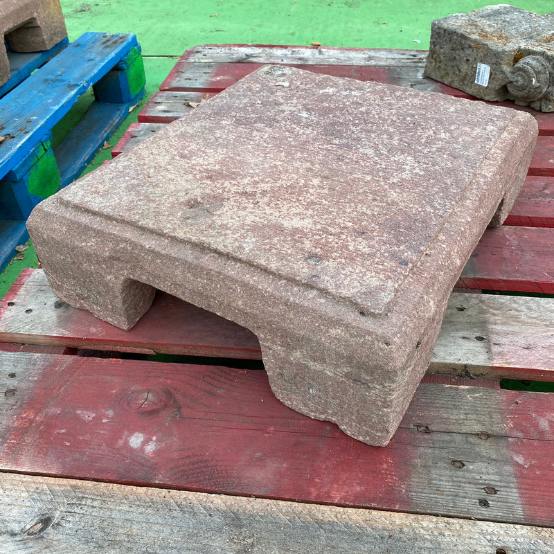 CARVED STONE LOW TABLE | W48CM H14CM