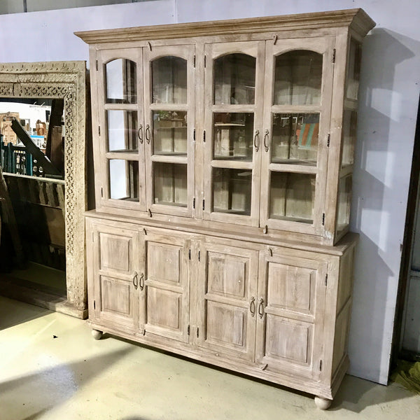 French Countryhouse style Bookcase/ Kitchen Glass Cabinet (W183CM | H221CM)