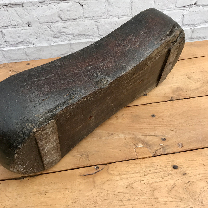 Vintage teak wood trough planter | W78cm