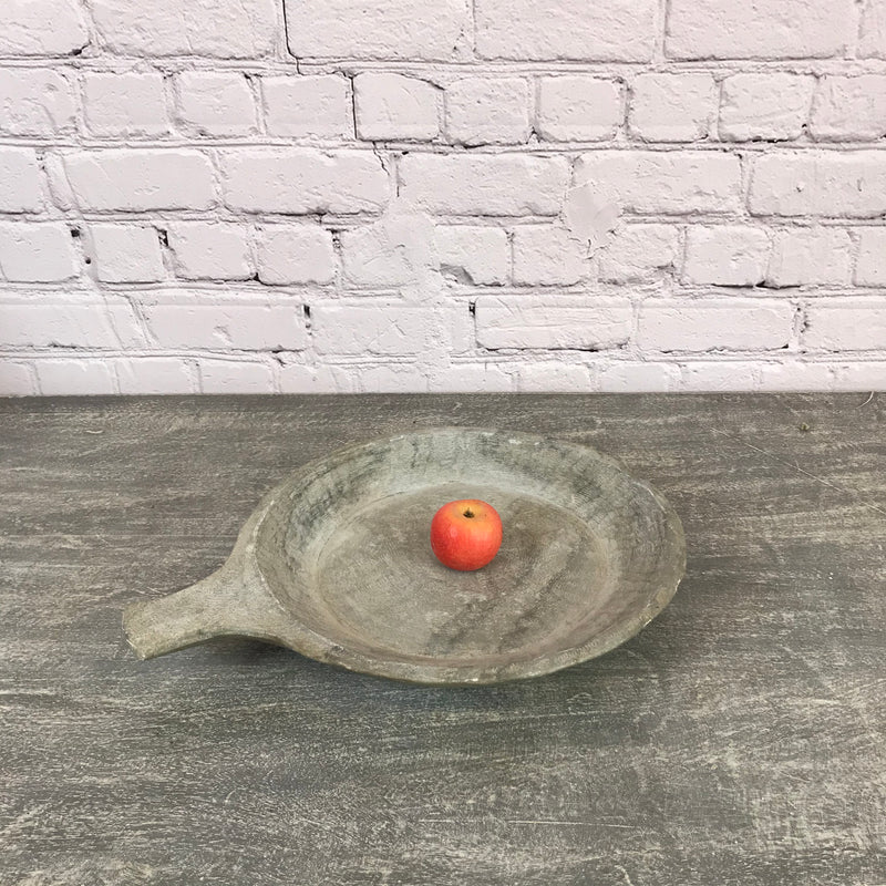 Vintage hand crafted marble bowl | ø41cm | 25494b