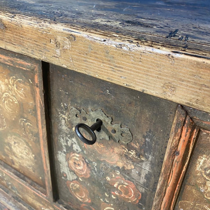 19th Century Eastern European Painted Marriage Box |  (W108CM | H58CM)