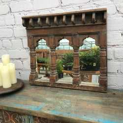 Upcycled antique Indian temple mirror | 44228