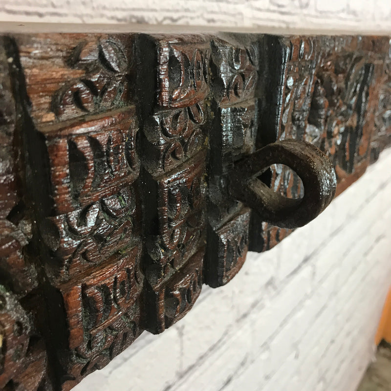 Antique carved architectural panel (W166cm| H14cm)