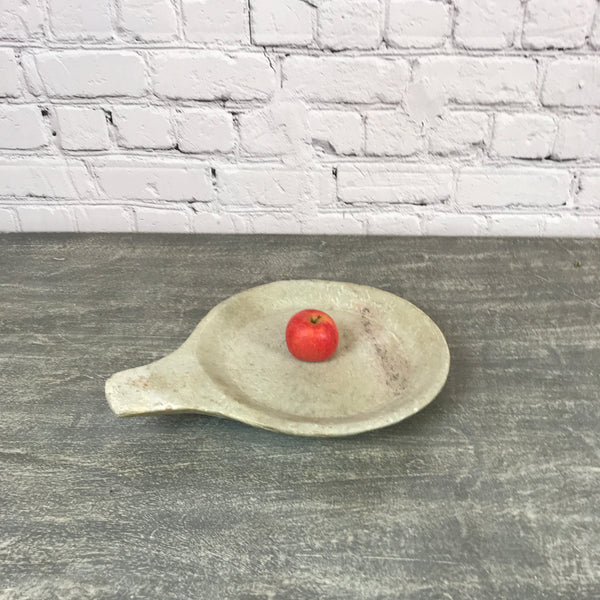 Vintage Indian hand crafted marble bowl | ø32cm