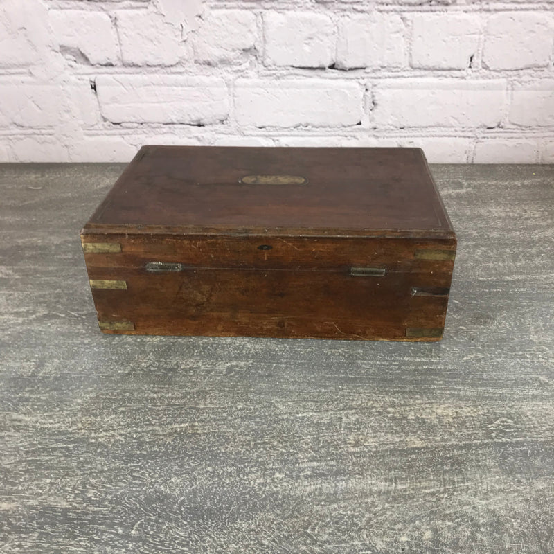 ANTIQUE ANGLO INDIAN DOWRY JEWELLERY BOX
