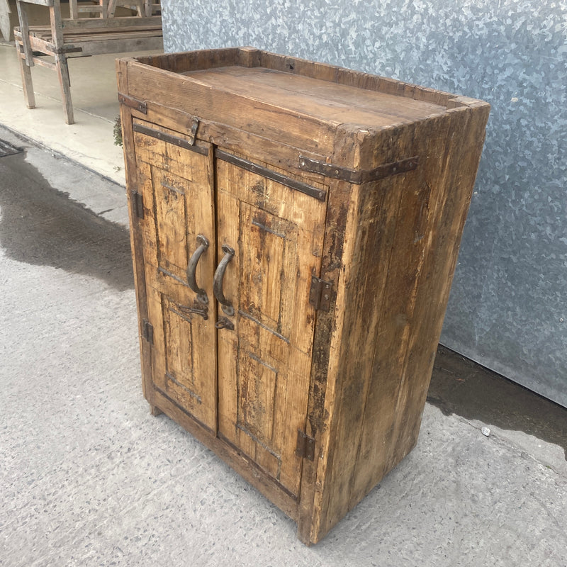 Vintage Rustic Cupboard Cabinet (H81.5cm | W56cm | D33.5cm)