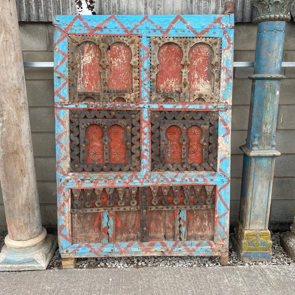 Vintage Moroccan Berber Painted Door
