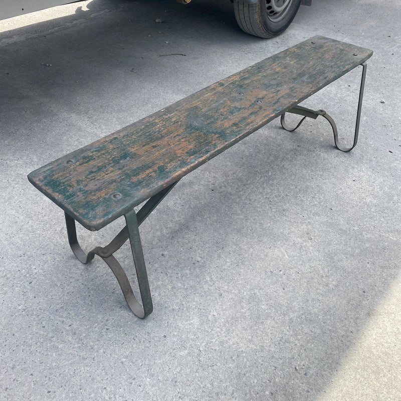 Vintage Industrial Style Bench (W153cm x H46cm)