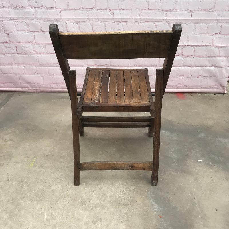 Vintage Folding Wood Chair