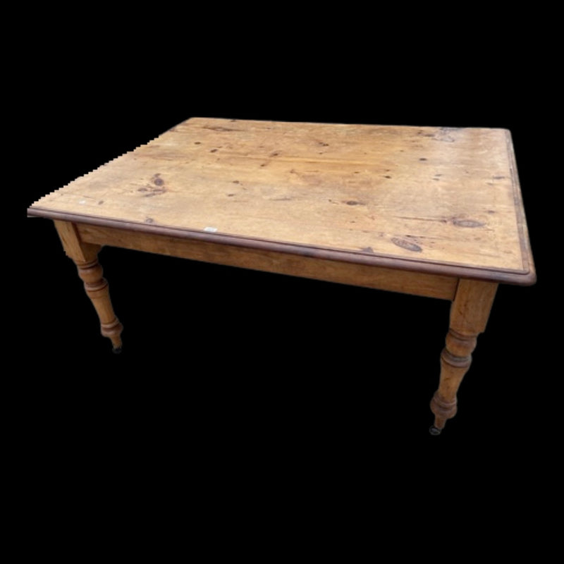 Victorian Pine Scrub Table