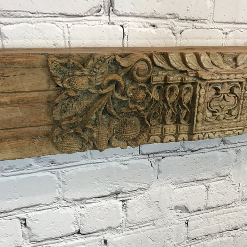 INDIAN CARVED ARCHITECTURAL PANEL