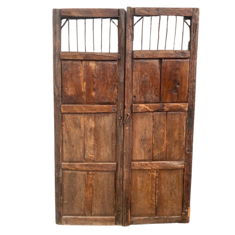 Rustic Barn House Teak Doors (H225cm | W140cm | D5cm)
