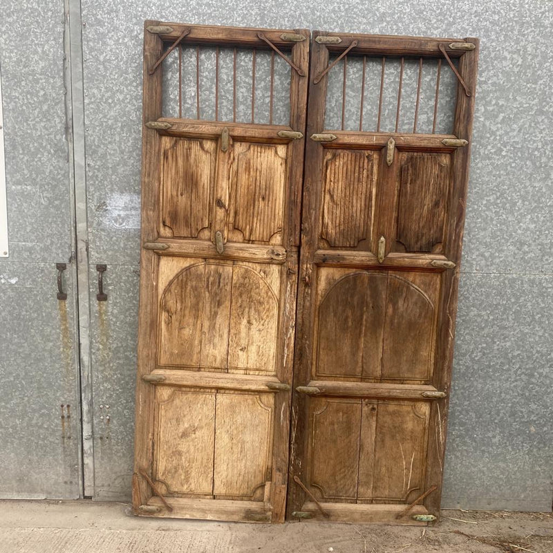 Rustic Barn House Teak Doors (H225cm | W140cm | D5cm)