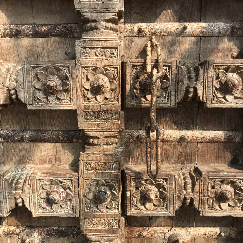 Antique Indian temple door (H187 | W100)