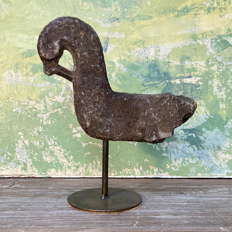 Antique Indian Turban Hook on stand