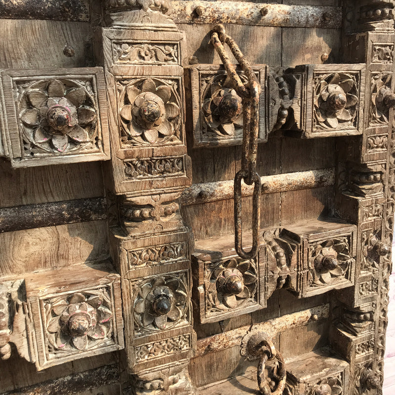 Antique Indian temple door (H187 | W100)