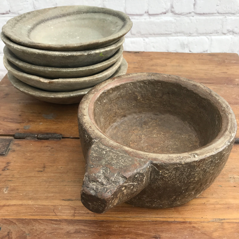Vintage earthenware pot | ø21cm H10cm