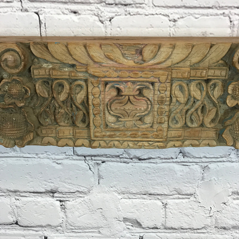 INDIAN CARVED ARCHITECTURAL PANEL