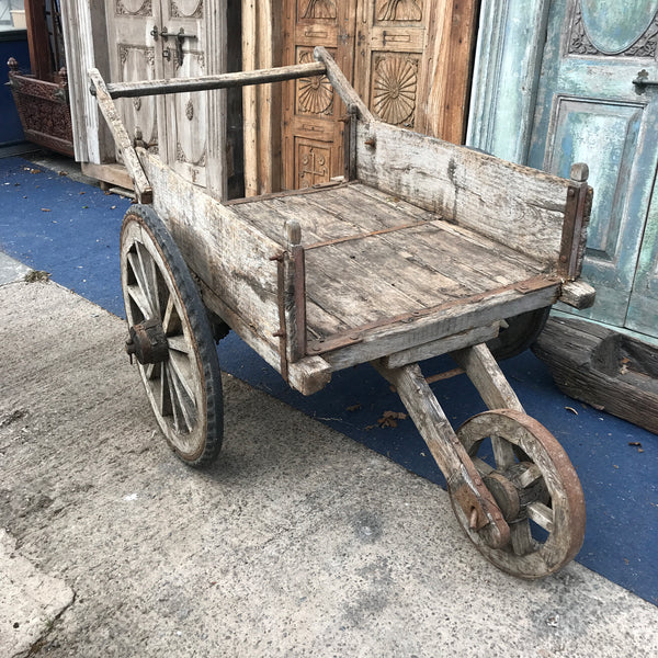 Vintage Indian market stall cart
