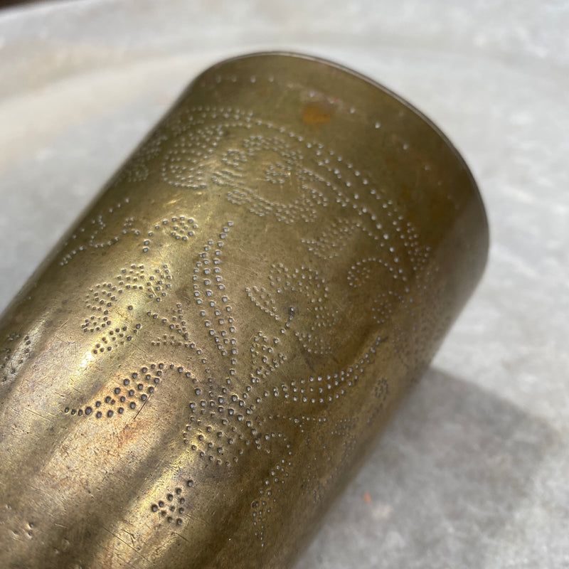 Vintage "Lassi" Cup • Brass (H12cm | D8cm)