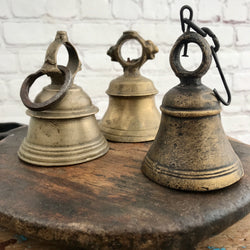 Vintage temple brass bell